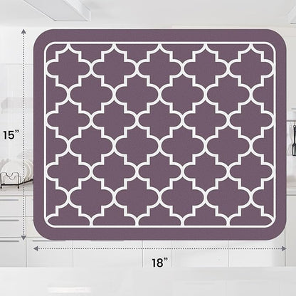 WISELIFE Dish Drying Mat Super Absorbent Drying Mat Large Dish Drying Mats - Image 3