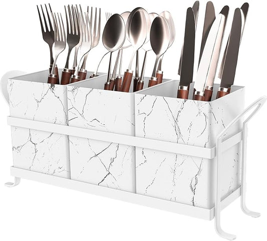 Marble Utensil Holder for Countertop by GaryVault