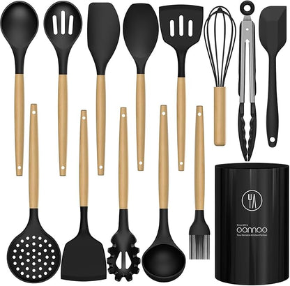 Silicone Cooking Utensils Set Utensil Sets - Image 9