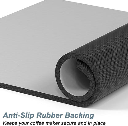 Rnivvi Coffee Mat, Hide Stain Rubber Backed Absorbent Dish Drying Pad - Image 4
