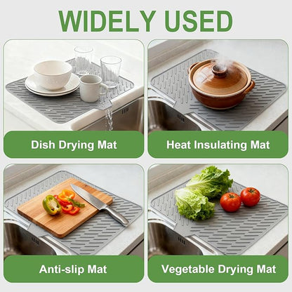 Silicone Drying Mat, Heat-Resistant, Eco-friendly, Hygienic Drying Pad - Image 6