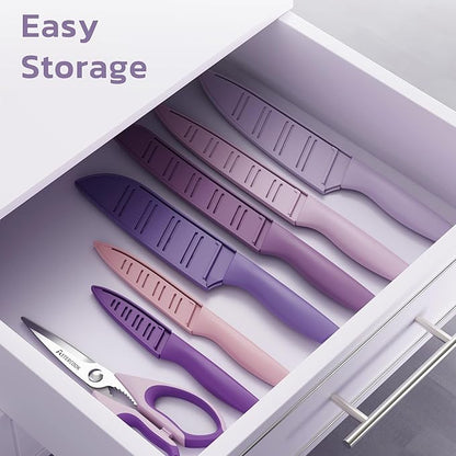 Astercook Knife Set, 13 Pieces Kitchen Knives Set - Image 7