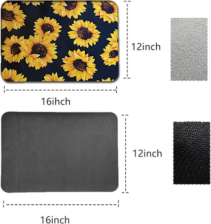 Dish Drying Mat Foldable Fall Kitchen Drying Mat Absorbent Sink Mat - Image 6