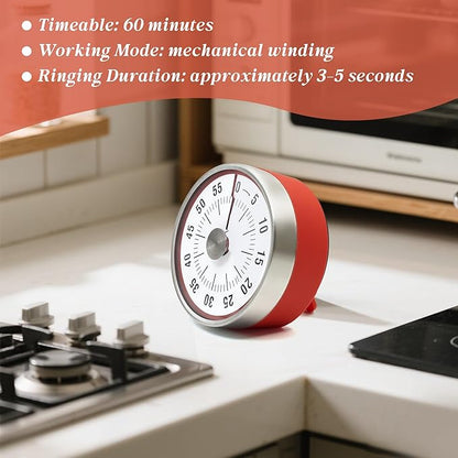 Kitchen Timer for Cooking, Chef Cooking Timer Clock, Visual Timers, 60-Minute - Image 6