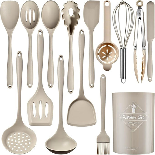 Silicone Kitchen Utensils Set by Unknown