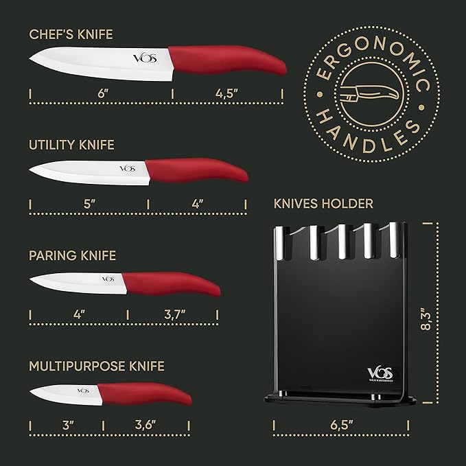 Vos Ceramic Knife Set, Ceramic Knives Set - Image 6