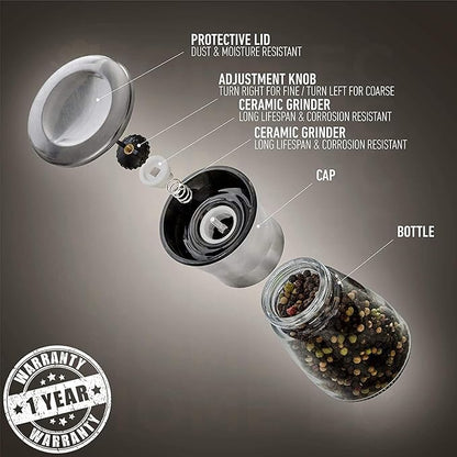 HOME EC Original Stainless Steel Salt or Pepper Grinder 1pk - Image 6