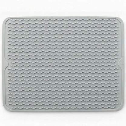 Silicone Drying Mat 16 × 12 – Gray Non-Slip Sink Mat by Unknown