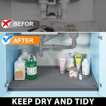 TigeJoy 22" x 19" Under Sink Mats - Image 5