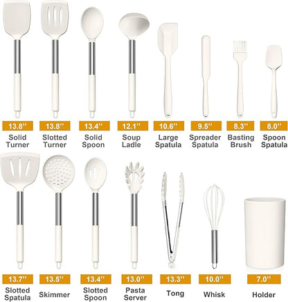 LIANYU 15 Pcs Cooking Kitchen Utensils Set - Image 2