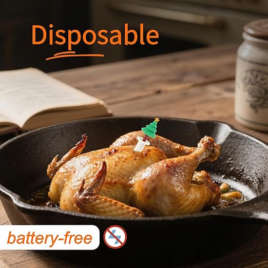 CloudHand Meat Turkey Pop Up Timer & Flavor Injector Set, Turkey Thermometer - Image 7