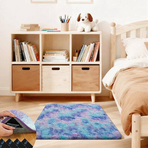 2x3 Rugs for Bedroom, Fluffy Area Rugs for Living Room, Small Fuzzy Shag Soft by Unknown