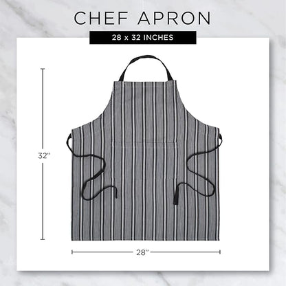 DII unisex Chef Style Cotton Apron - Image 7