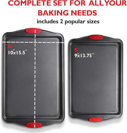 Baking Sheet Set, 2-Piece Cookie Sheet Set - Image 2