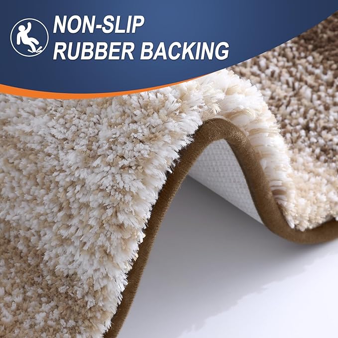 OLANLY Large Bathroom Rugs Mat 54x24, Extra Soft Absorbent Microfiber Bath Rugs - Image 5