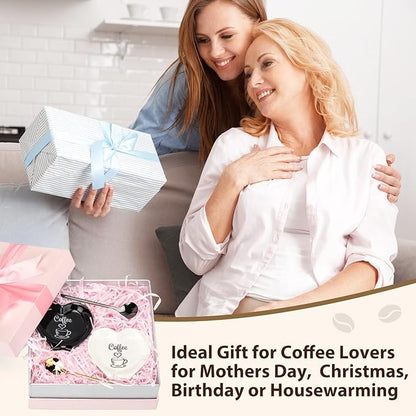FoldTier 2 Pcs Ceramic Coffee Spoon Rest - Image 3