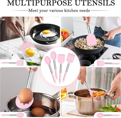 TeamFar Kitchen Utensils, for Frying Mixing Draining Turning, Healthy & - Image 6
