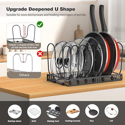 Housolution Pot and Pan Organizer Rack - Image 2