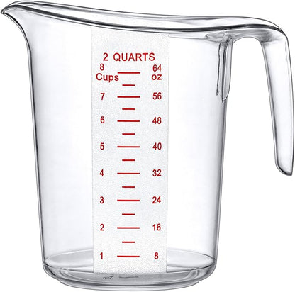 Amazing Abby - Melissa - 64-Ounce Plastic Measuring Pitcher, 8-Cup Food-Grade - Image 2