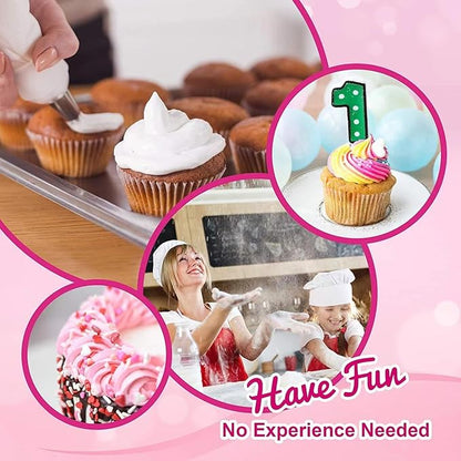 530Pcs Cake Decorating Kit Baking Supplies Cake Turntable Baking Accessories - Image 6