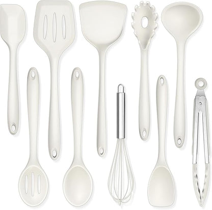 TeamFar Kitchen Cooking Utensils, 446°F Heat Resistant Kitchen Gadgets Tools by TeamFar