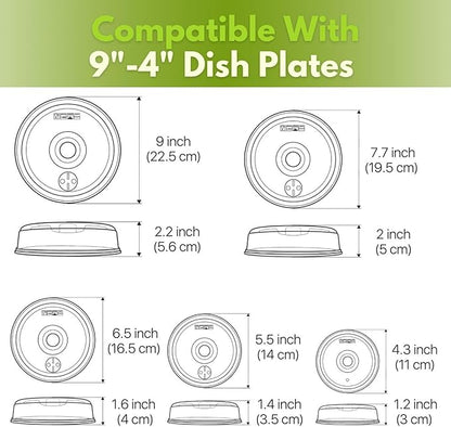 Flexzion Microwave Plate Covers Set of 5 - Image 6