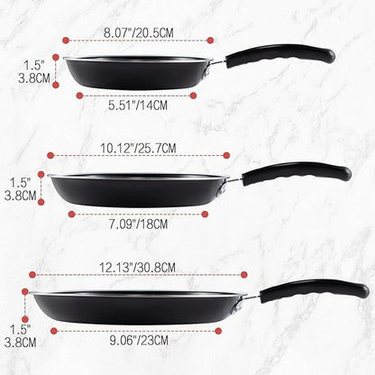 hunnycook Nonstick Frying Pan Set - Image 2
