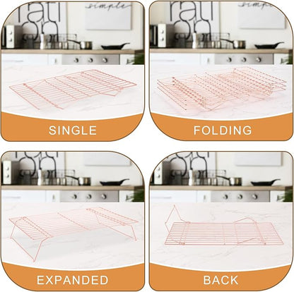 Cooling Rack for Baking 3 Tiers, Stainless Steel Baking Cooking Cooling Racks - Image 4
