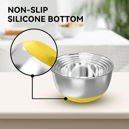 KITEISCAT Stainless Steel Mixing Bowls - Image 6