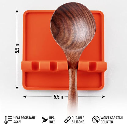 Zulay Kitchen Silicone Utensil Rest - Image 4