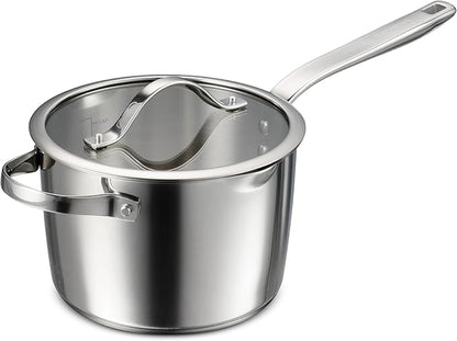 Tramontina Tempo Tri-Ply Base Stainless Steel 4-Quart Sauce Pan by Tramontina