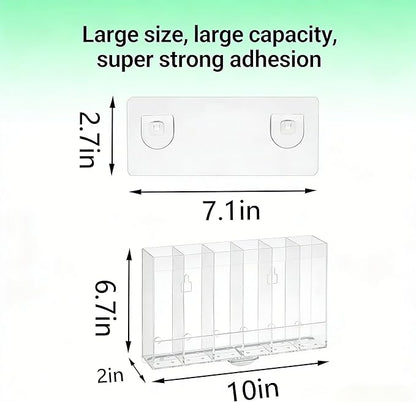 10''Acrylic Straw Holder for Cabinet Door - Image 2