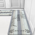 HEBE Anti Fatigue Kitchen Mat Set of 2 Non Slip Cushioned Kitchen Mats by HEBE