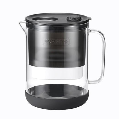 Waterdrop PT-72BL Glass Water Filter Pitcher, Eco-Friendly, NSF/ANSI 53 by Waterdrop