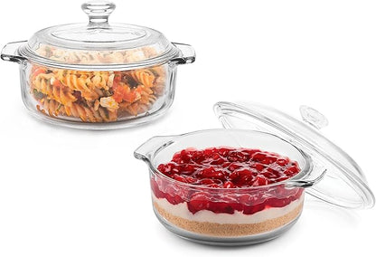 Libbey Baker's Basics 2 Piece Glass Dishes by Libbey