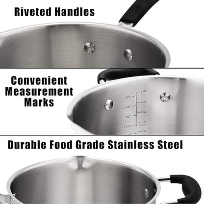 Rorence 3.7 Quart Saucepan - Image 4