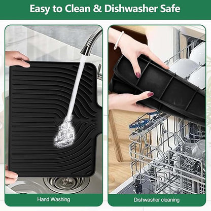 GUUKIN Silicone Dish Drying Mat, 17.7" x 11.8 " Drying Matt Kitchen Counter - Image 6