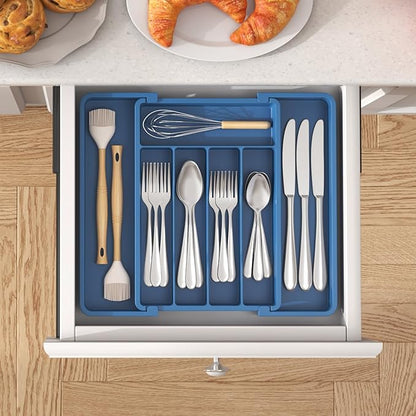 Lifewit Silverware Drawer Organizer, Expandable Utensil Tray - Image 8