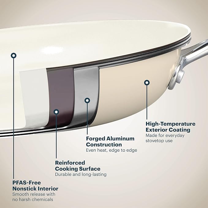 Pyrex 11-Inch Grill Pan Ceramic Cookware - Image 6