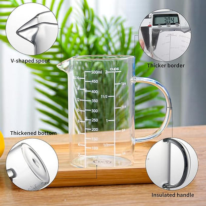 77L Glass Measuring Cup, High Borosilicate Glass Measuring Cup - Image 7