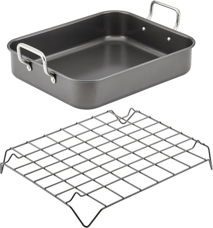 Rachael Ray Bakeware Nonstick Roaster/Roasting Pan - Image 12
