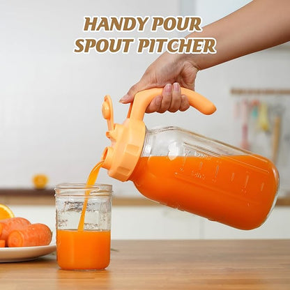 Soligt Glass Mason Jar Pitchers - Image 2