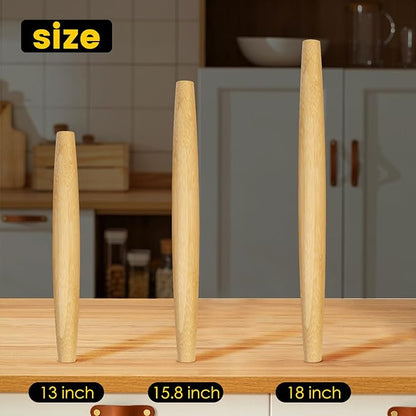 Classic French Rolling Pins Bamboo Wooden Rolling Pin - Image 7