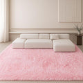 Fluffy Plush Shag Rug 5x7, Ultra Soft Cute Pink Rug by Mtandyx