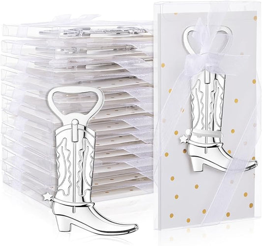 Hortsun 36 Sets Cowboy Boot Bottle Openers Baby Shower Bottle Opener Favors by Hortsun