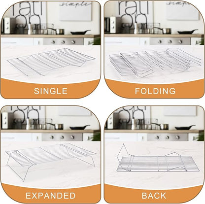 Cooling Rack for Baking 3 Tiers, Stainless Steel Baking Cooking Cooling Racks - Image 4