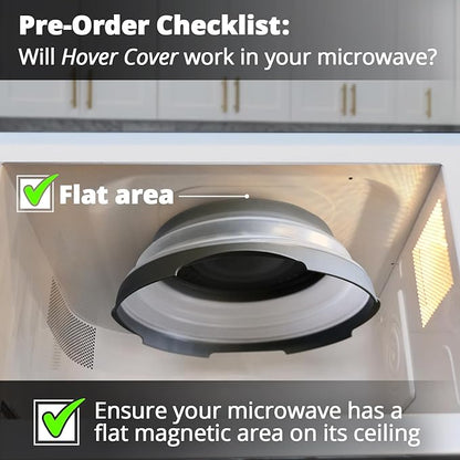 HOVER COVER Magnetic Microwave Splatter Cover - Image 3