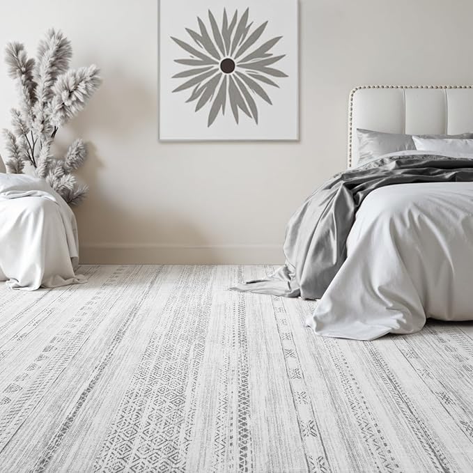 6x9 Area Rugs for Living Room Machine Washable Rug Distressed Indoor Carpet - Image 4