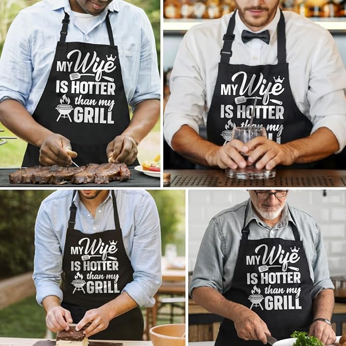 SANDJEST Funny Mens Aprons - Image 7