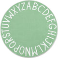 Topotdor Round Kids Play Rug Alphabet Nursery Area Rug Extra Large Soft by Topotdor